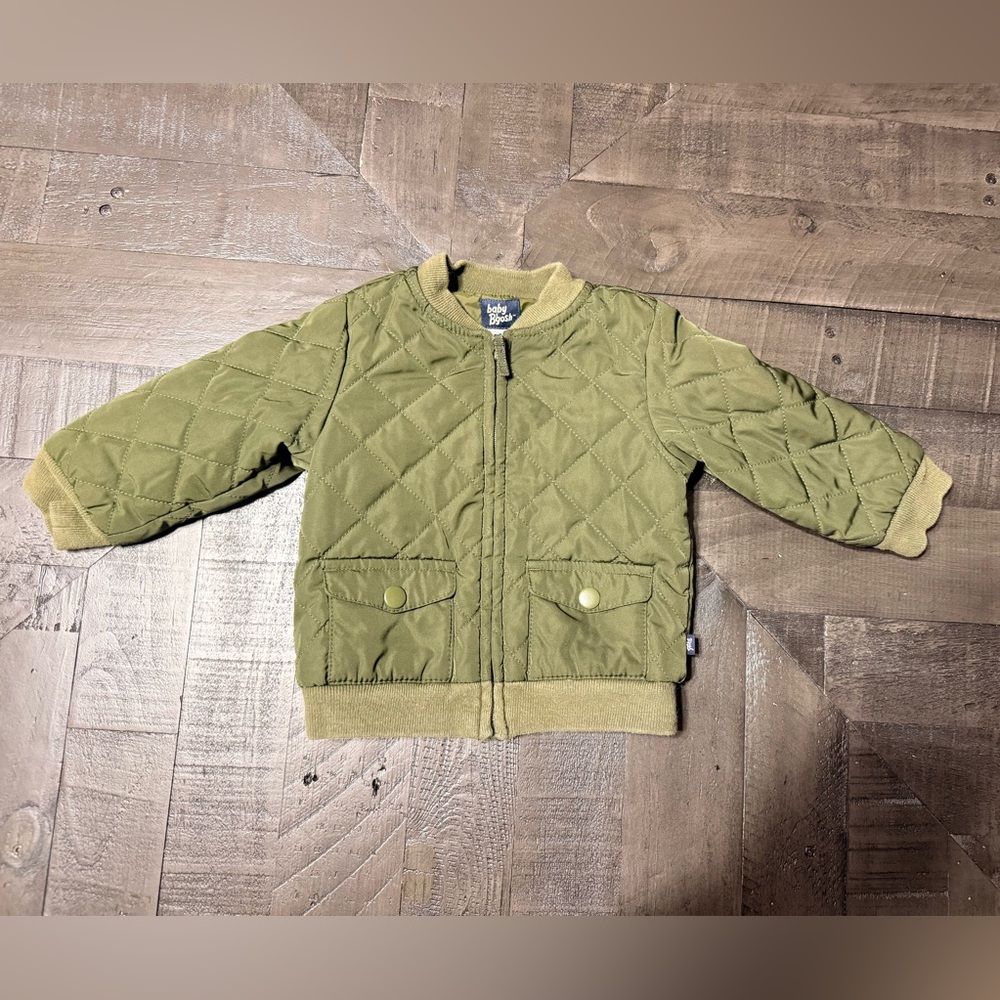 OshKosh B’gosh baby Olive Green Quilted Jacket 9-12M